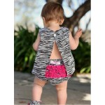 Zebra Print Swing Top RuffleButts 